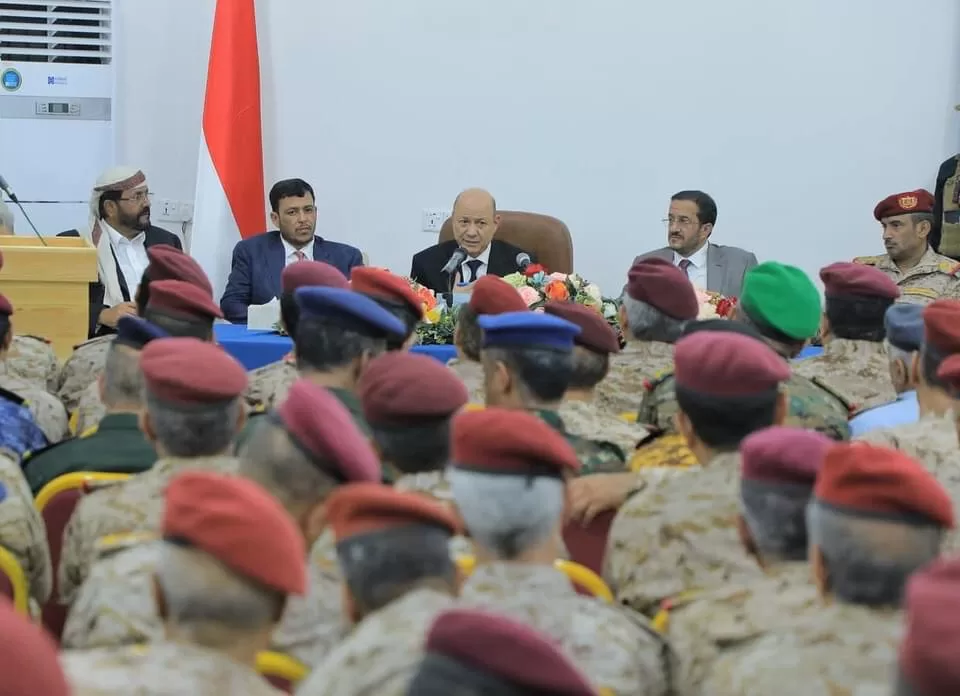 أخبار اليمن اليوم - كلمة رئيس مجلس القيادة الرئاسي اليمني "رشاد العليمي" المهمة التي انتظرها اليمنيين من مأرب